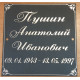 Табличка 17х17